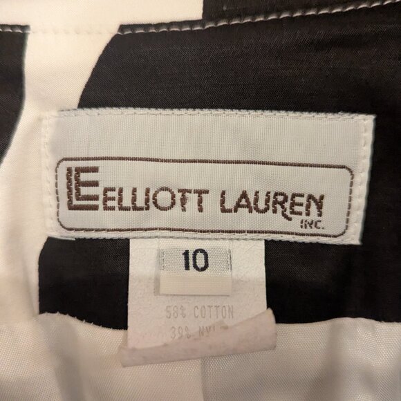 Elliott Lauren Giraffe Print Jacket with Buttons, Belt, Pockets-Size 10 - Picture 3 of 4